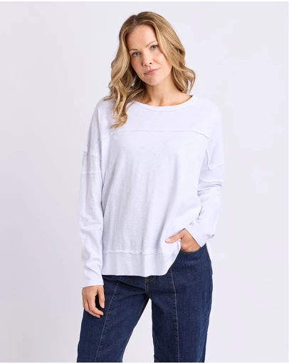 Foxwood - Jayne Throw On Top White