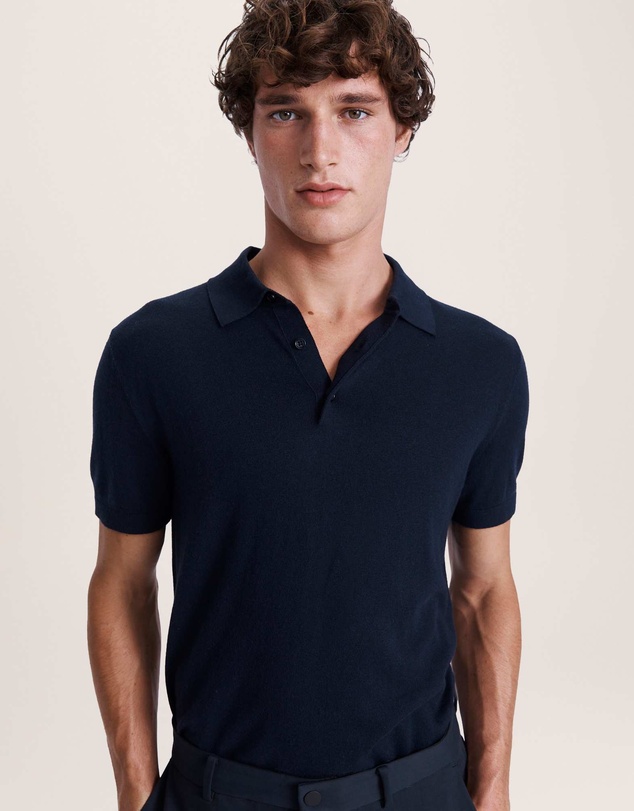 SABA - Miramar Cotton Wool Knit Polo