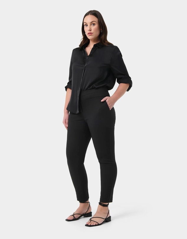 Forcast - Myah Double Waistband Pants