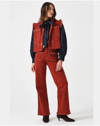 Seventy + Mochi Denim - Mabel Patch Pocket Jean