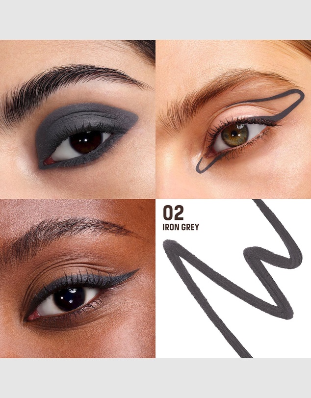 MAKE UP FOR EVER - Aqua Resist Color Pencil Waterproof Eyeliner Iron Gray Matte