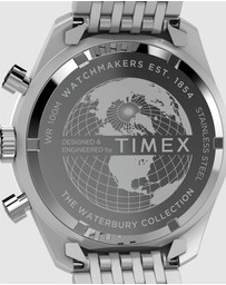 TIMEX - Waterbury Traditional Chronograph 41mm Stainless Steel Bracelet Watch