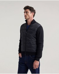 Oxford - Lorenzo Knit Sleeve Puffer Jacket