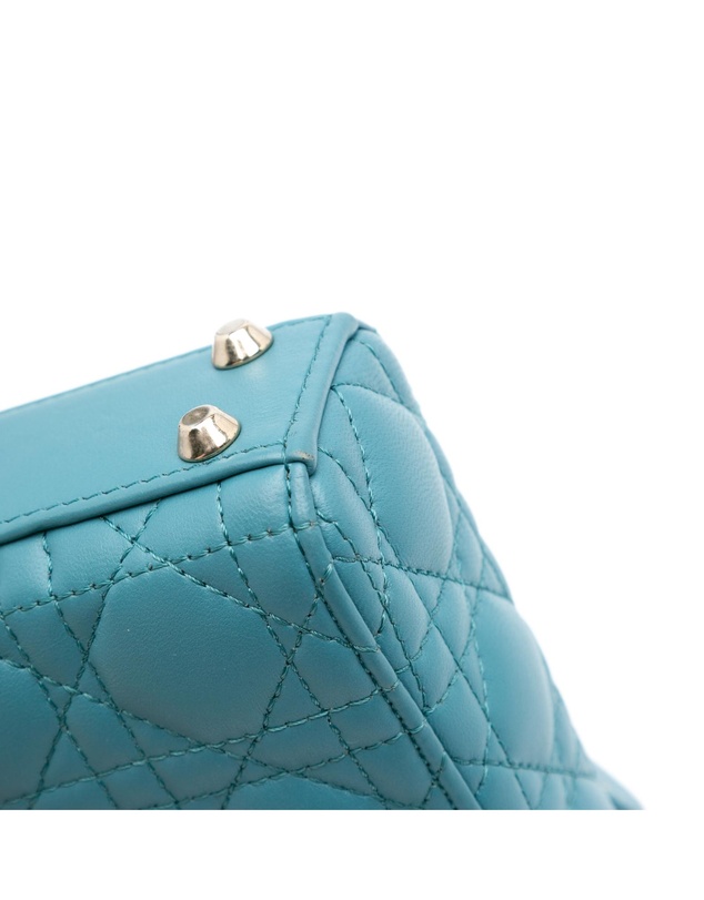 Pre-Loved by Azura Reborn - Pre-Loved Micro Lambskin Cannage Lady Dior