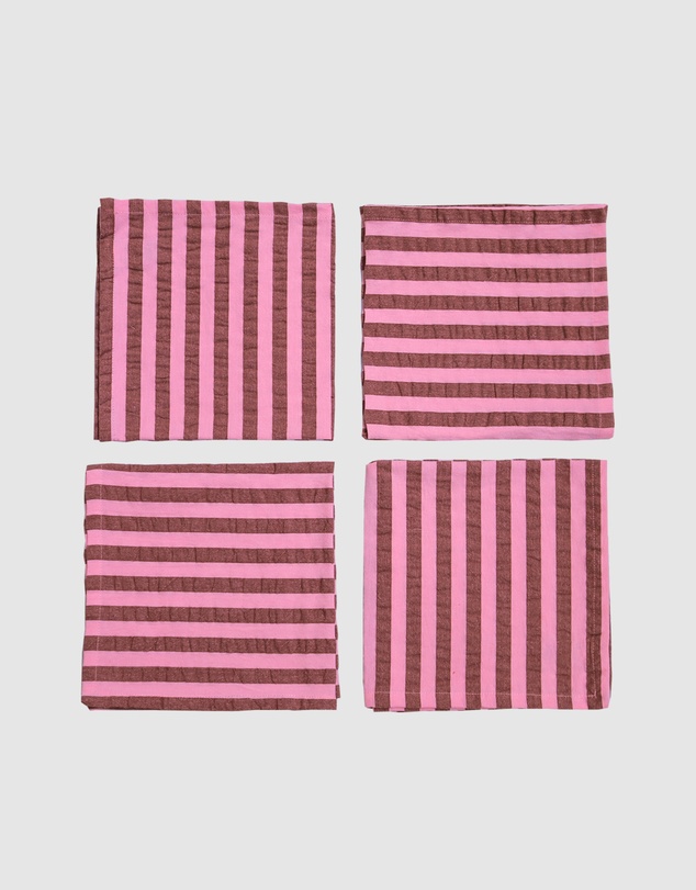 Mosey Me - Sundae Seersucker Napkin Set