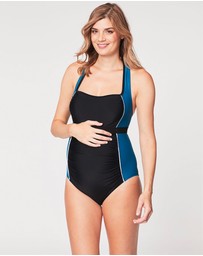 Cake Maternity - Creaming Soda One-Piece Maternity Swimsuit (for D-G Cups)