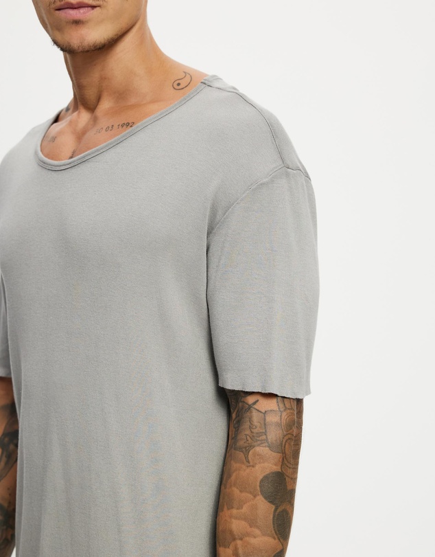 Surrounded By Ghosts - The Onyx Slim Rib Knit T-Shirt