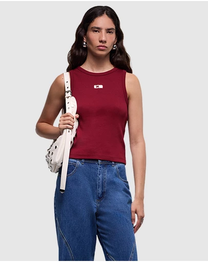 Laagam - Embroidered Logo Tank