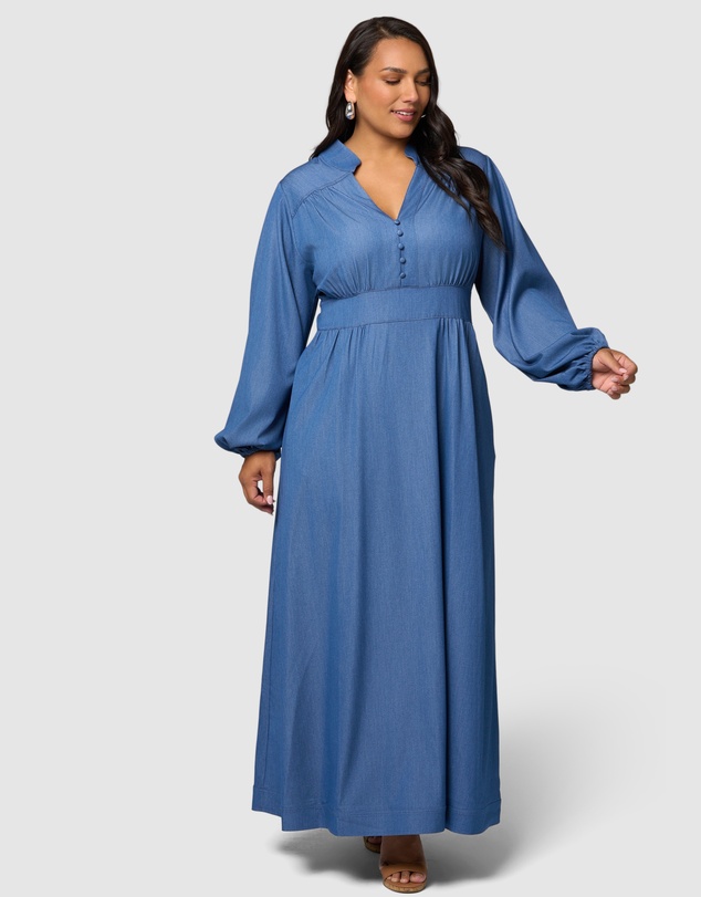 Sunday In The City - Endless Road Maxi Dress