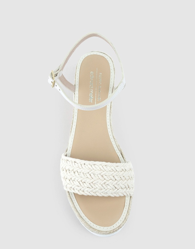 Edward Meller - MARTINA Woven Front Espadrille