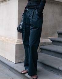 Style Addict - Belted Relaxed Trousers