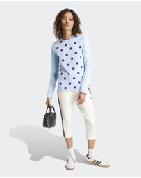 adidas Originals - POLKA DOTS SLIM LONG SLEEVE TOP Womens
