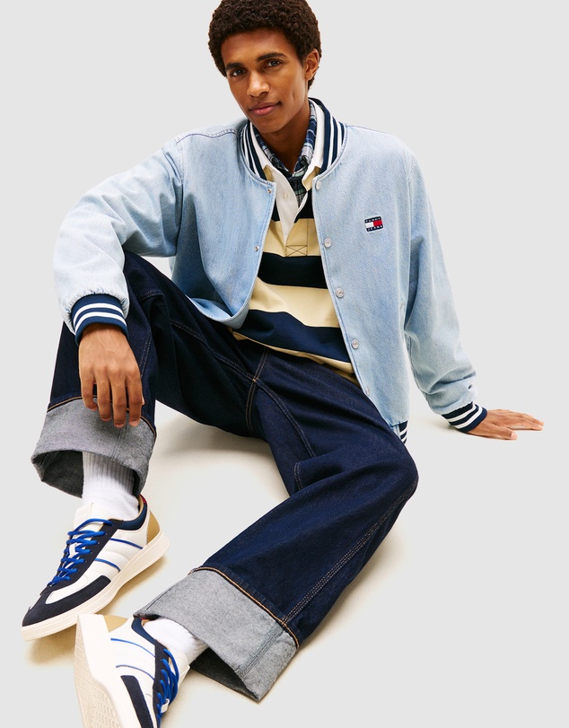Tommy Jeans - Denim Hooded Bomber Jacket