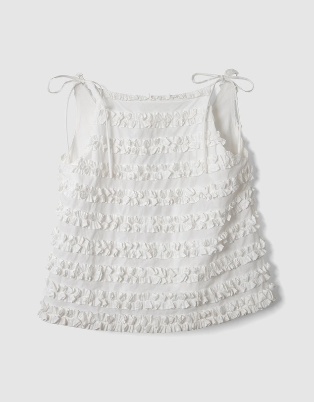 Damson Madder - Leili Ruffle Cami