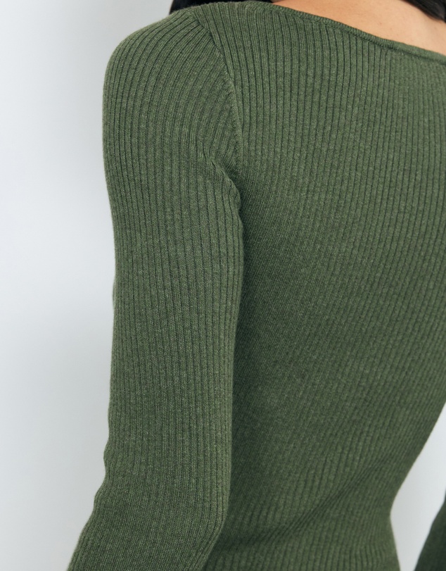 AERE - Eden Cashmere Blend Boat Neck Top