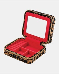 Wolf - WOLF Savanna Leopard Print Jewellery Zip Case