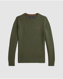 Polo Ralph Lauren - Cotton Crewneck Sweater - ICONIC EXCLUSIVE - Teens