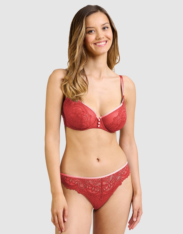 Sans Complexe - Lyse Wired Half Cup Bra with Lace