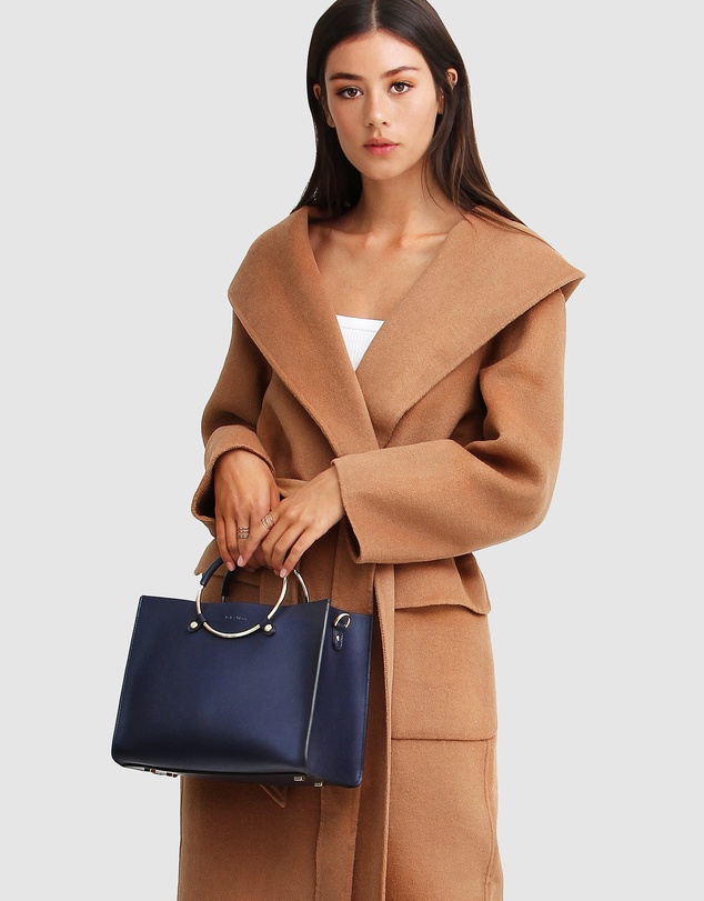 Belle & Bloom - Runaway Wool Blend Robe Coat