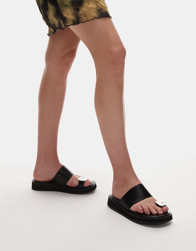 TOPSHOP - Jules Molten Toe Piece Sandals