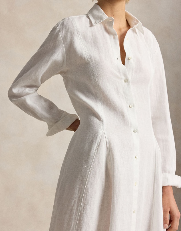 Polo Ralph Lauren - Self-Tie Linen Shirtdress