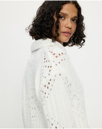 Mossée - Kaia Chunky Crochet Cardigan