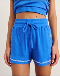 Jag - Celina Blanket Stitch Short