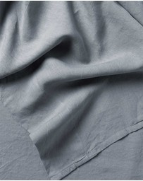 Aura Home - Evie Stonewash Organic Cotton Sheet Set in Denim