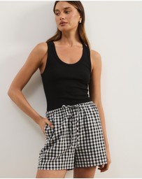 Atmos&Here - Lydia Gingham Shorts