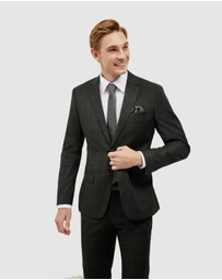 Politix - Windowpane Check Tailored Jacket