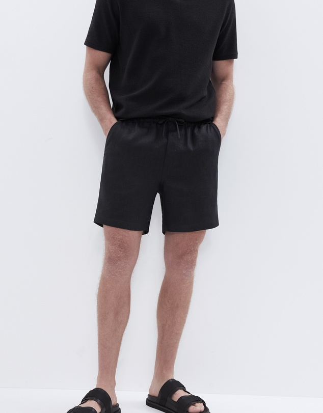 UNISON - Linen Pull On Short