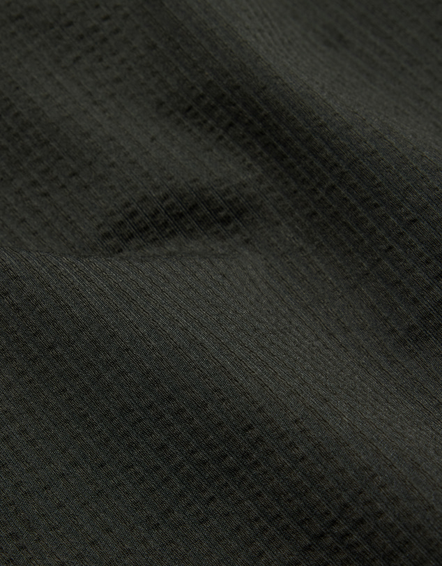 Calibre - Textured Knit Stretch Shirt Dark Khaki