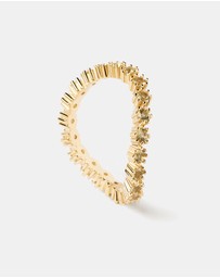 PDPAOLA - Green Tide Gold Ring