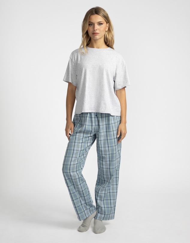 Mitch Dowd - Waves Check Pyjama Pant - Multi