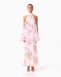 Elliatt - Millie Tiered Gown in PinkMulti