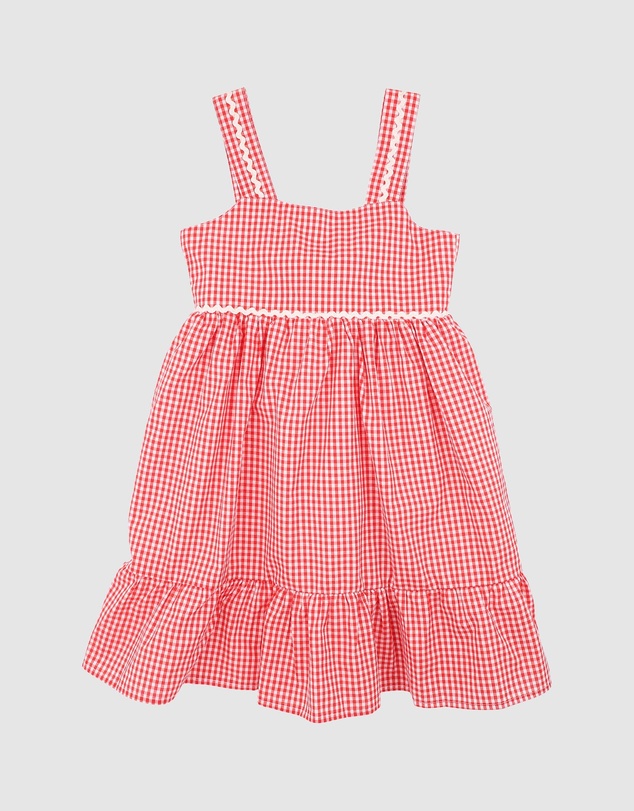 Bebe by Minihaha - Festive Gingham Dress - Babies-Kids