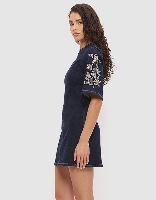 MON RENN - Cora Denim Mini Dress