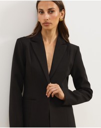 Atmos&Here - Stephanie Single Button Tailored Blazer