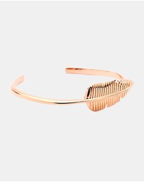 Pastiche - Wilderness Cuff 14k Rose Gold plated Stainless Steel bracelet