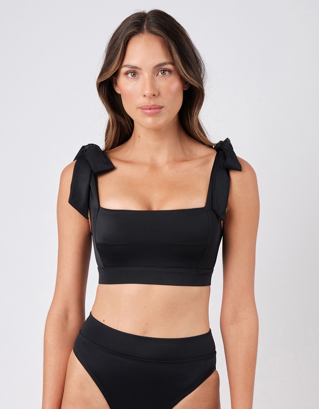 UNE PIECE - Classic Square Neck Bralette Bikini Top