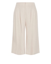 City Chic - Abbie Linen Crop Pant