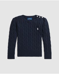 Polo Ralph Lauren - Cable-Knit Cotton Sweater - Babies-Kids