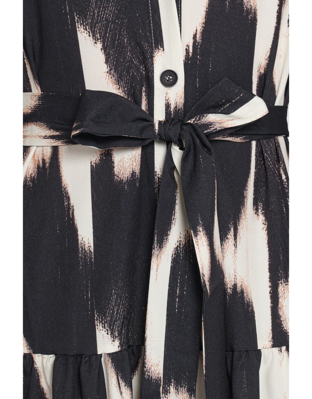 Petal & Pup - Lincoln Long Sleeve Maxi Dress - Black Print