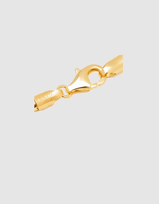 Nialaya Jewellery - Men's Gold Round Chain Bracelet