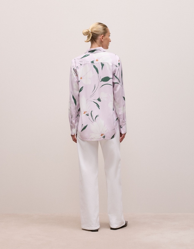 Trenery - Wilda Relaxed Shirt in Lilac