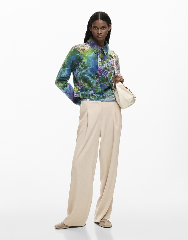 Desigual - Wild garden denim jacket
