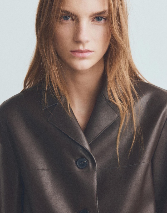 M.N.G - Faux-Leather Jacket With Pockets