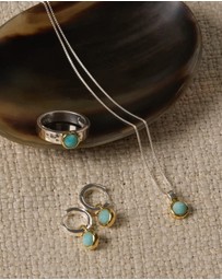Najo - Solace 2-Tone Amazonite Necklace