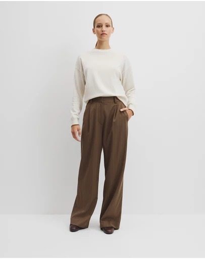 Country Road - Tipped Crew Neck Knit