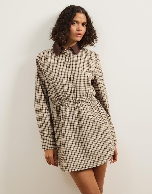 Atmos&Here - Talia Check Shirt Dress